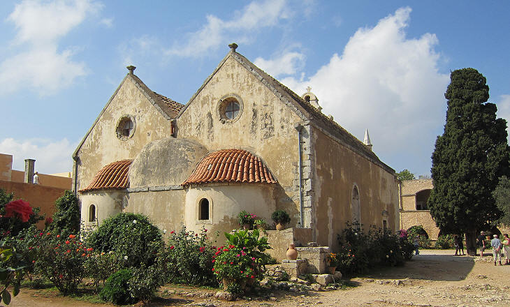 Arkadi Monastery Rear View
