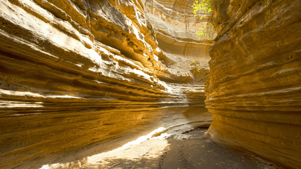 Gorge at Hell's gate national Park Kenya
