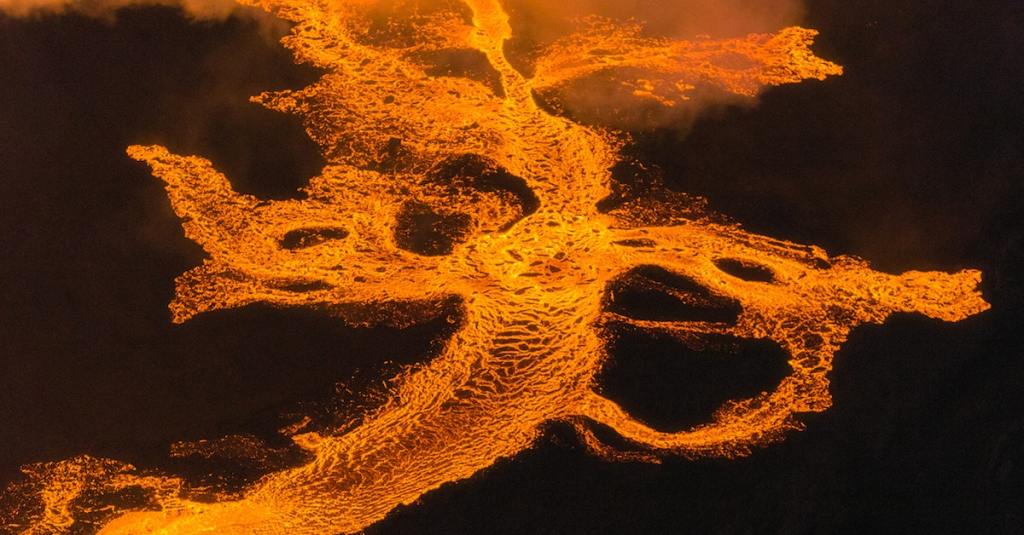 Holuhraun Eruption - An Aerial View