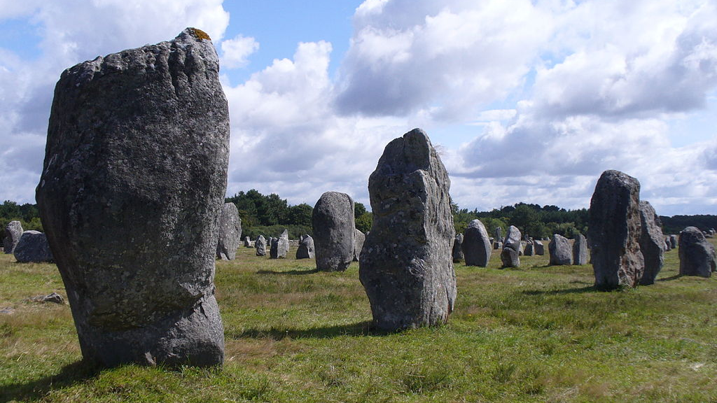 Menhirs in the Menec Alignment
