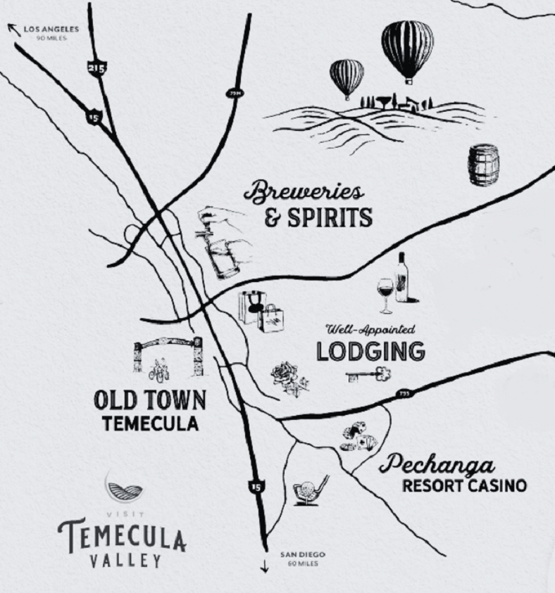Map of Temecula Valley