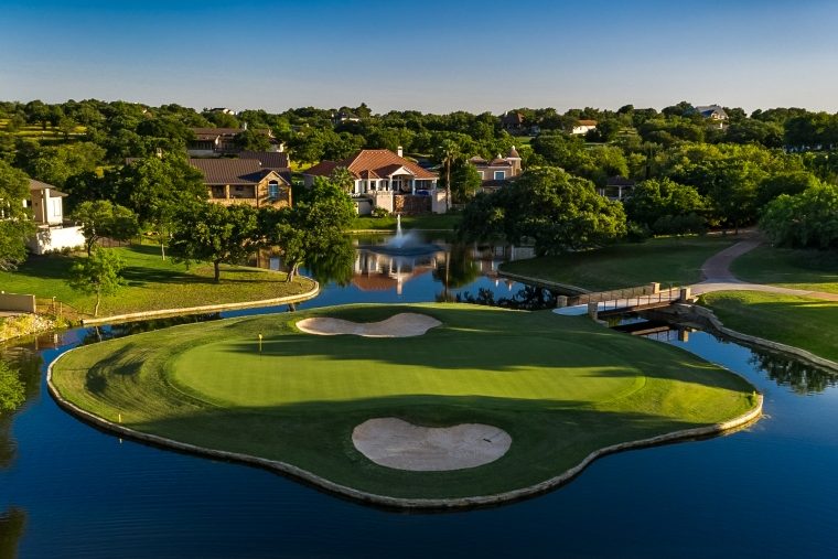 Horseshoe Bay Golf Resort—Horseshoe Bay, Texas - Ram rock aerial