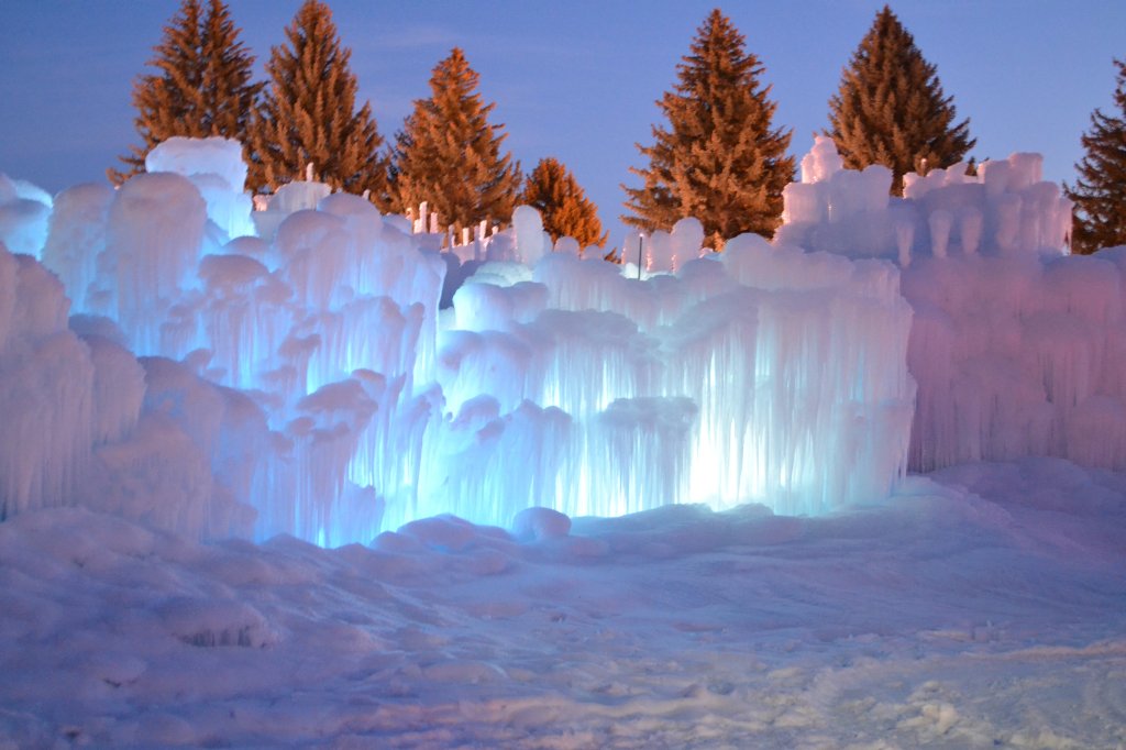 Ice castles in Midway Utah