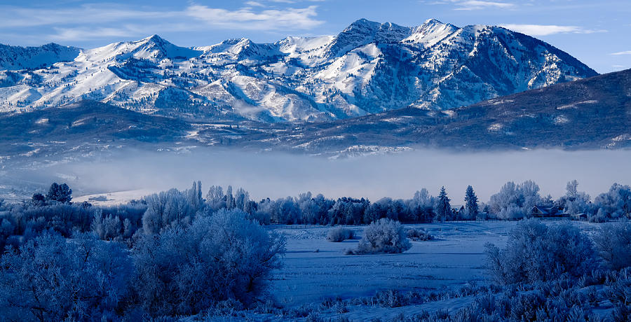 Snowy scene in Wasatch county Utah